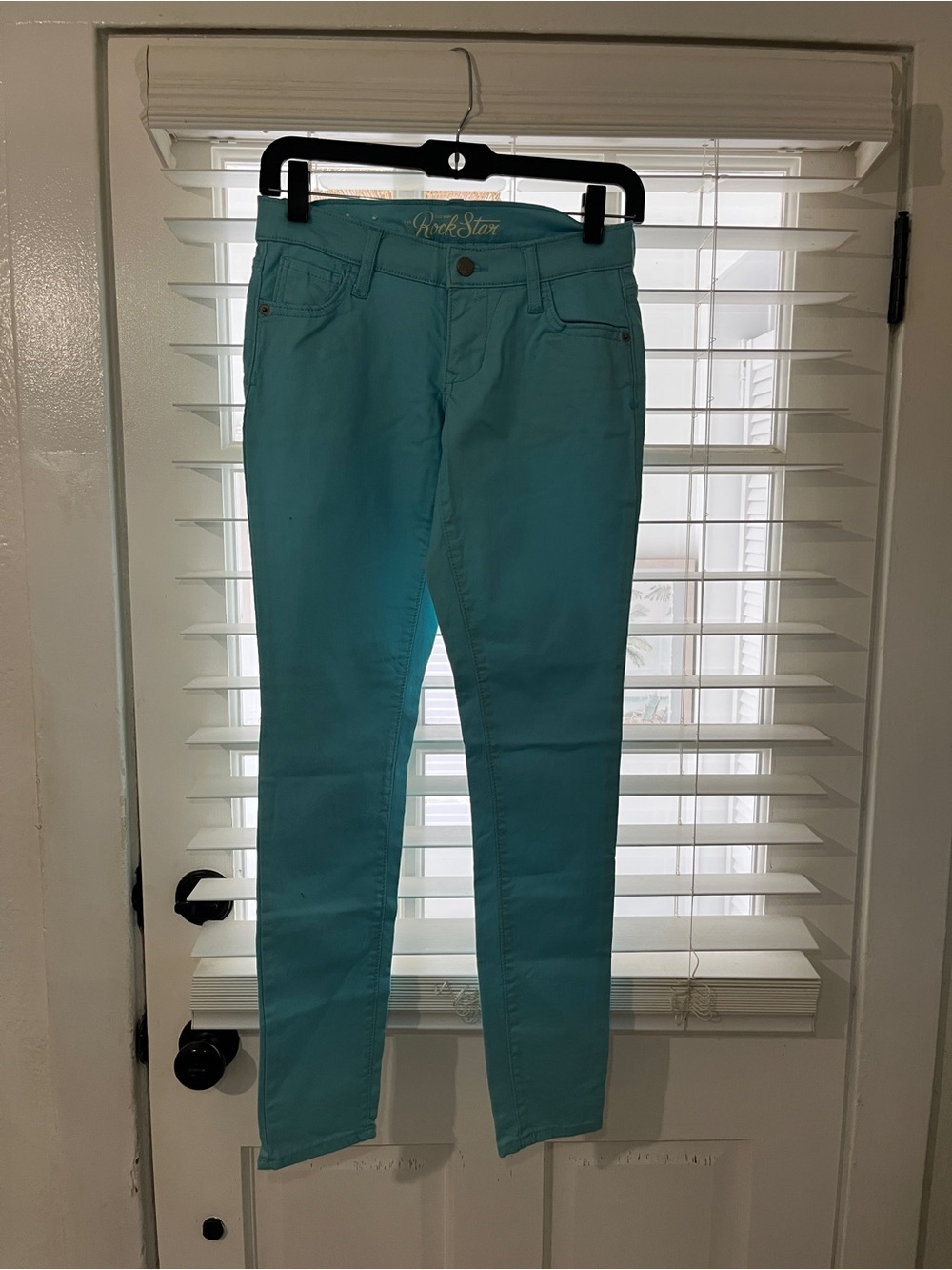 Old Navy Teal Skinny Jeans